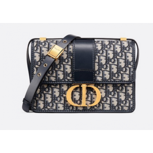 Dior 30 BOLSO MONTAIGNE DIOR OBLIQUE M9203 azul