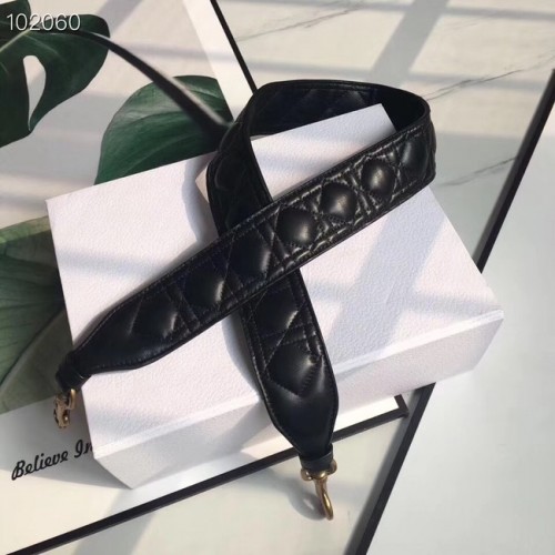 Correa de piel Dior 035891 negro