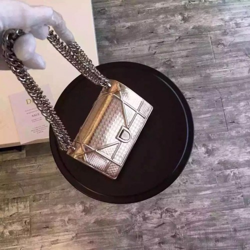 Bolso Dior Diorama Cuero Original CD13S Oro