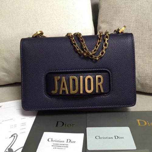 Bolso con solapa Dior JADIOR Piel de becerro M9003 Royal