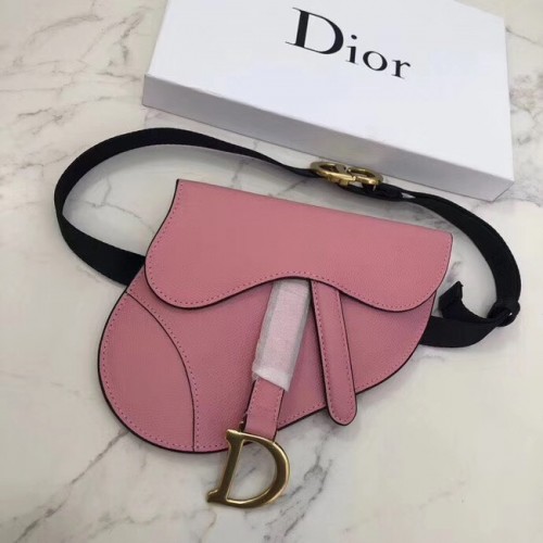 Dior SADDLE-CLUTCH VAN KALFSLEER S5632C Rosa Ballet Rosa