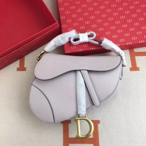 Dior SADDLE-TAS VAN KALFSLEER M0446C violeta claro