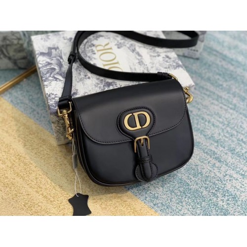 BOLSO Dior DE BECERRO SUAVE pequeño C0319 negro