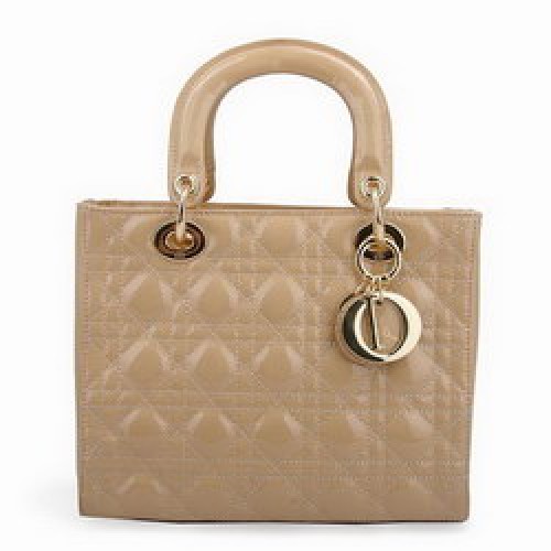 Dior Tote Bags Charol Albaricoque 6301
