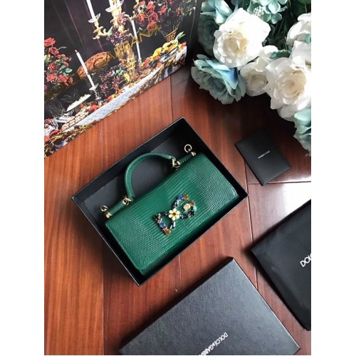Dolce Gabbana Bolsos tote de piel de becerro 1126 verde