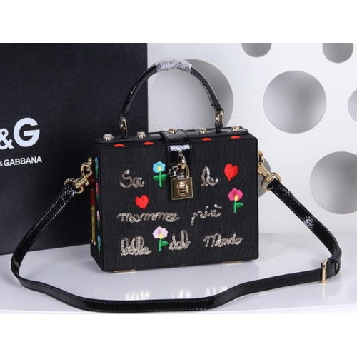 Parche familiar Dolce Gabbana Bolso DOLCE BOX DG4190 Negro
