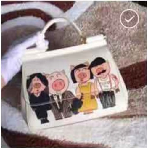 Dolce Gabbana Bolso Original DG8633 Cerdo Blanco