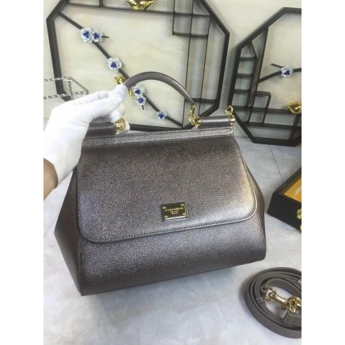 Dolce Gabbana Cuero Original 4136 gris plata