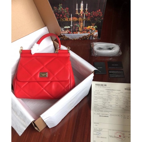 Dolce Gabbana Cuero Original 4198 rojo