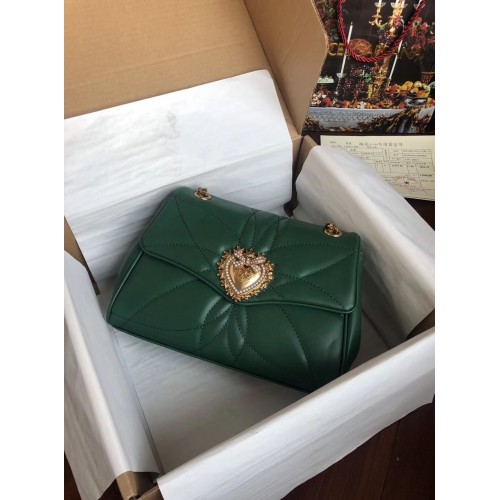 Dolce Gabbana Bolso Original en Piel 4919 verde