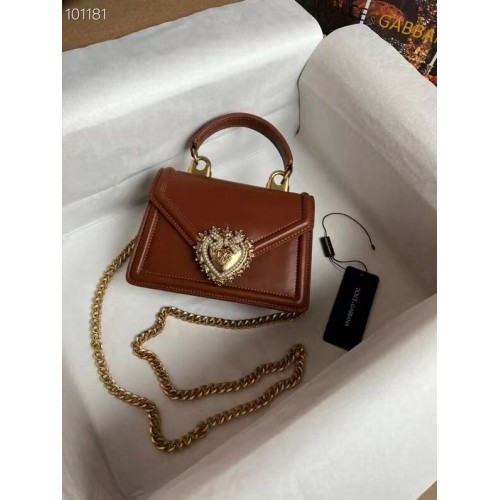 Dolce Gabbana Original Bandolera en Piel 4011 marrón