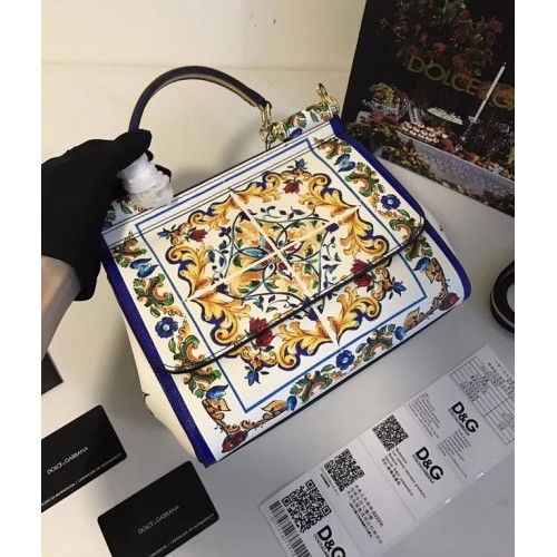 Dolce Gabbana SICILY Bolso Piel De Becerro 4136-25