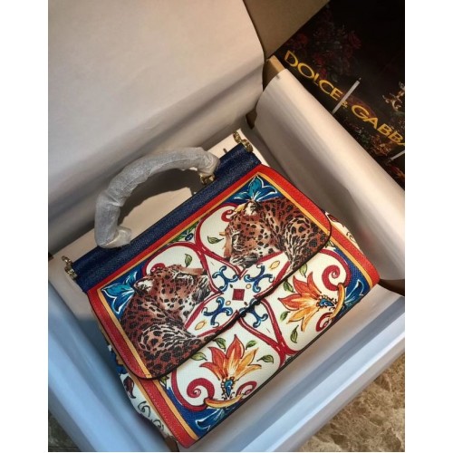 Dolce Gabbana SICILY Bolso Piel De Becerro 4136-7