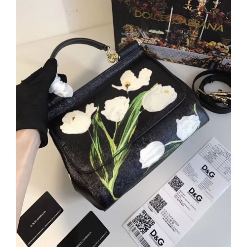 Dolce Gabbana SICILY Bolso Piel De Becerro 4136 Lirio