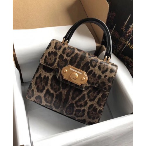 Dolce Gabbana SICILY Bolsos tote de piel de becerro de crisantemo 5588-3 negro