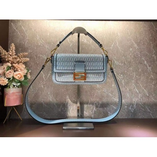 FENDI BAGUETTE Bolso F1520 azul claro