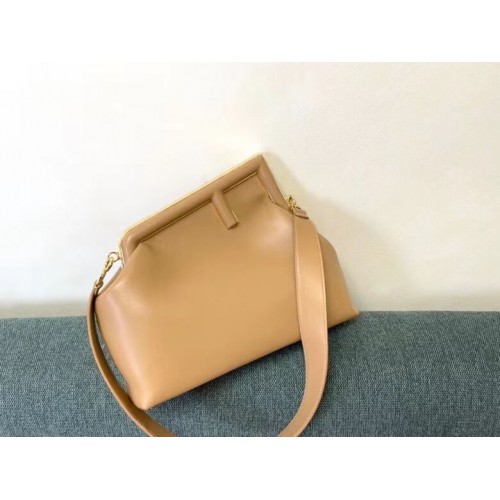Bolso de piel FENDI FIRST MEDIUM 8BP127AB Beige