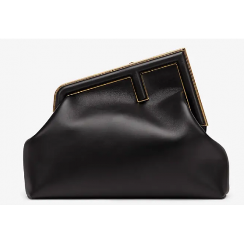 Bolso de piel FENDI FIRST MEDIUM 8BP127AB negro