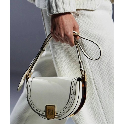 FENDI MOONLIGHT bolso de piel 8BT346A Blanco