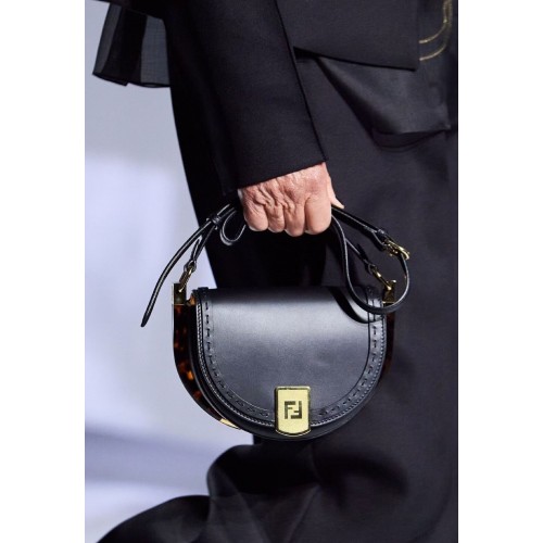 FENDI MOONLIGHT bolso de cuero 8BT346A negro