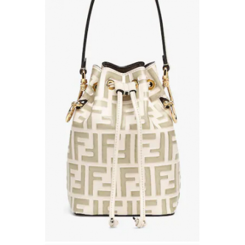 FENDI Mon Tresor minibolso de piel 8BS010 Beige