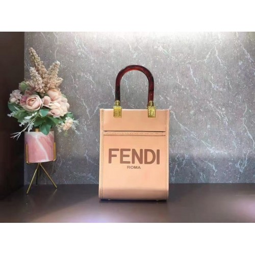FENDI SUNSHINE SHOPPER minibolso de piel F1620 rosa