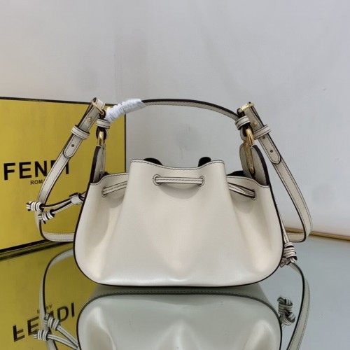 Bolso de piel FENDI TOUCH 8BS059 blanco