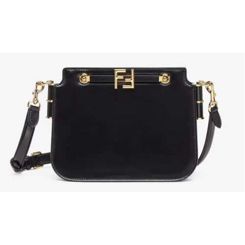 Bolso de cuero FENDI TOUCH 8BT349AHK2 negro