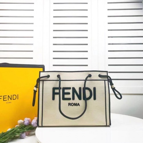 Bolsa de lona FENDI F6501 gris