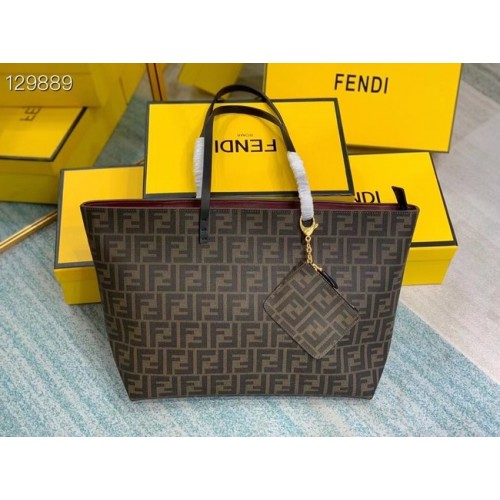 Bolso de tela FENDI 69555 Burdeos