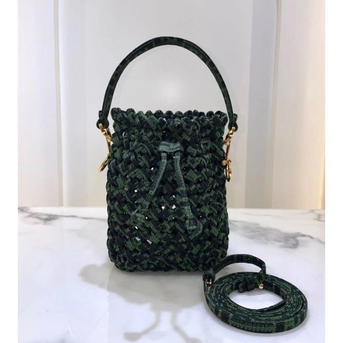 Bolsa de tela FENDI 8BR881 verde