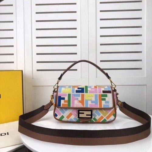 Bolso de tela FENDI F0386 Arcoíris