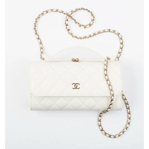 PORTA TELÉFONO SOLAPA CON CADENA AS2875 BLANCO