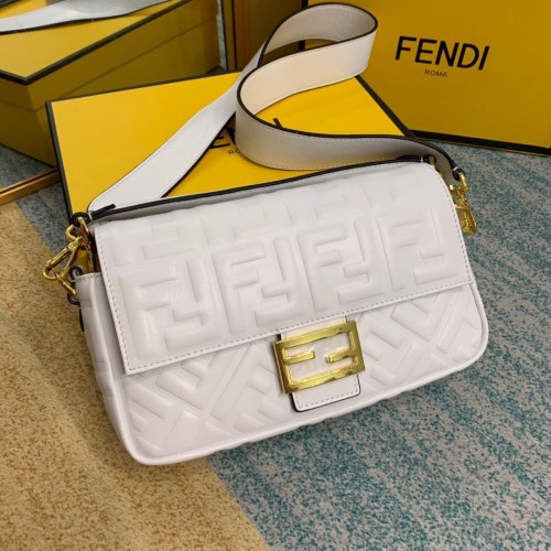 Fendi BAGUETTE Bandolera 8BR600 blanco