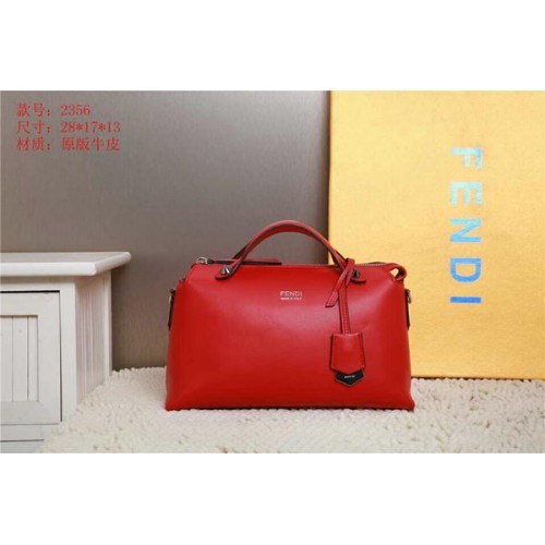 Fendi BY THE WAY Bolso Piel de becerro FD2356 Rojo