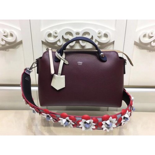 Fendi BY THE WAY Bolso Original Piel de becerro F21790 Vino