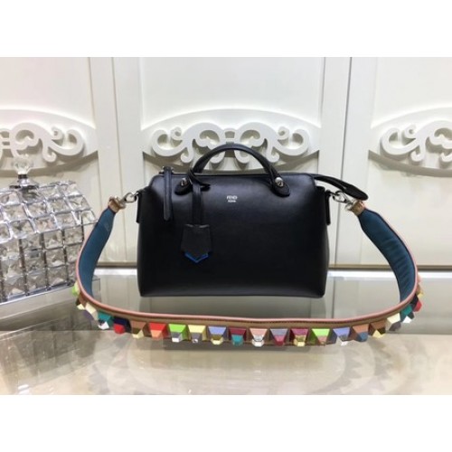 Fendi BY THE WAY Bolso Original Piel de becerro F2689 Negro