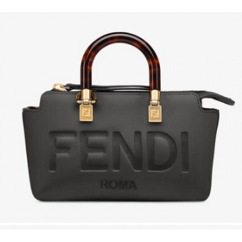 Fendi By The Way Mini Bolso Boston pequeño de piel 8BS067A negro