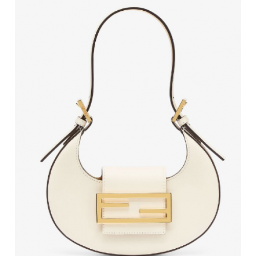 Minibolso Fendi Cookie White de piel 8BS065A