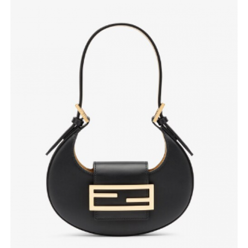 Fendi Cookie mini bolso de cuero negro 8BS065A