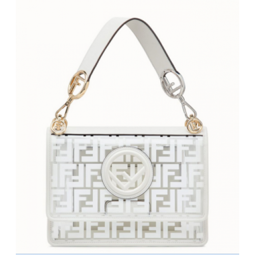 Bolso tote Fendi KAN IF PU 8BT284A blanco