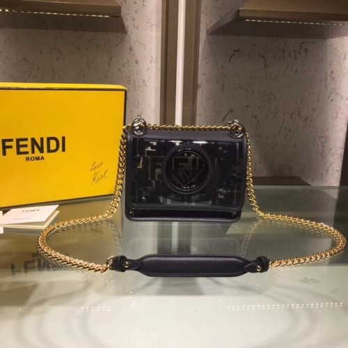 Fendi KAN IF SMALLPU bolso tote 8BT286A7T negro