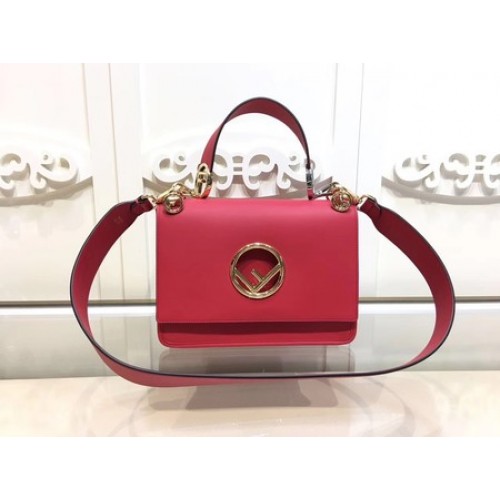 Bolso de cuero Fendi KAN I FD2670 Rojo