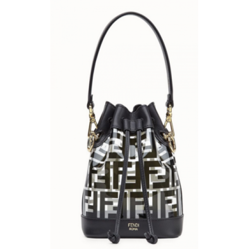 Fendi MON TRESOR PU Mini Bolso 8BS010 negro