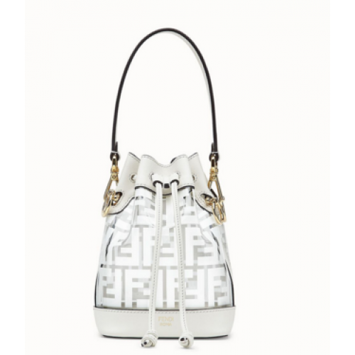 Fendi MON TRESOR PU Mini Bolso 8BS010 blanco