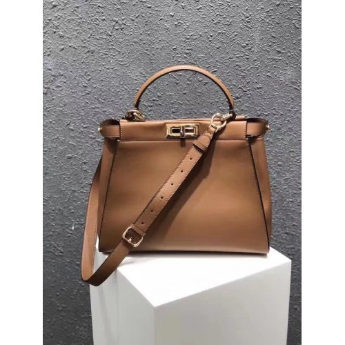 Fendi PEEKABOO Tote Bag 3559 marrón