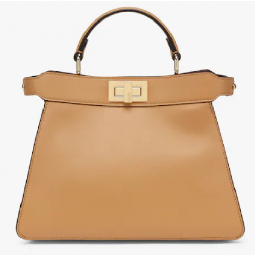 Fendi Peekaboo Iseeu Bolso pequeño de piel 8BN327A Marrón