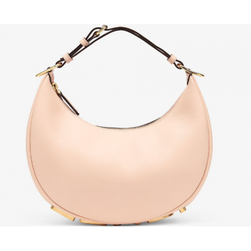 Fendi graphy Small Bolso de piel rosa palo 8BR798