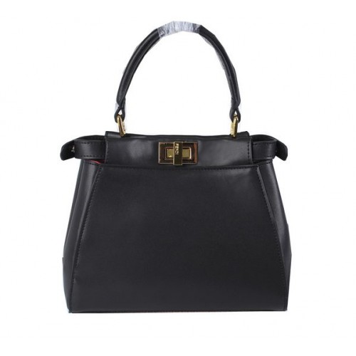 Bolso Fendi mini Peekaboo Piel de becerro FD8838 Negro