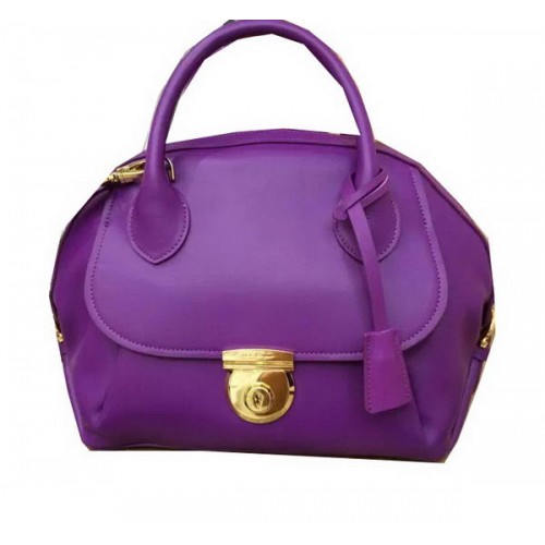 Ferragamo Bolso Tote Mediano Piel De Becerro SF0612 Púrpura